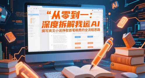 从零到一：深度拆解我运用AI撰写爽文小说挣取首笔稿费的全流程思路-站源网