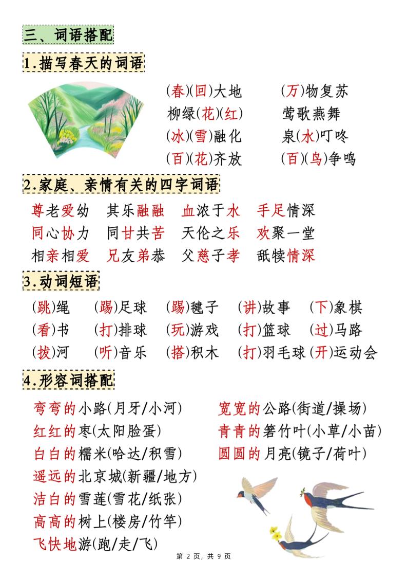 25年新一下语文期中知识点汇总（9页）-站源网