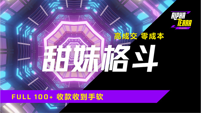 高成交零成本，售卖甜美格斗课程，谁发谁火，加爆微信，日入1000+收款…-站源网
