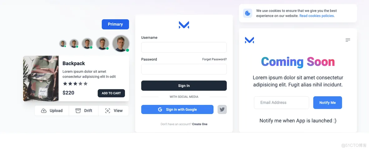 Meraki UI(基于Tailwind CSS构建的开源前端组件库)-站源网