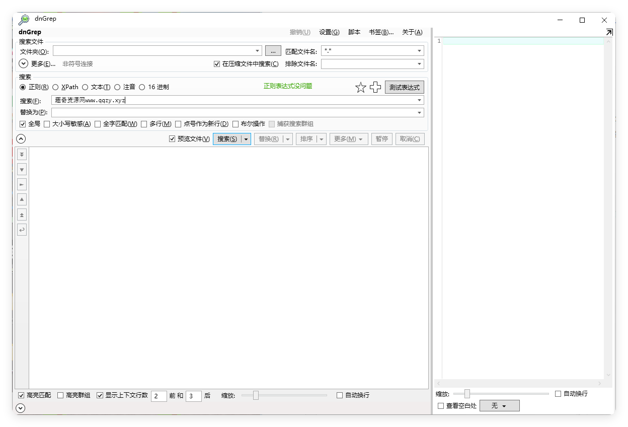 dnGrep文件搜索v4.5.41绿色版-站源网