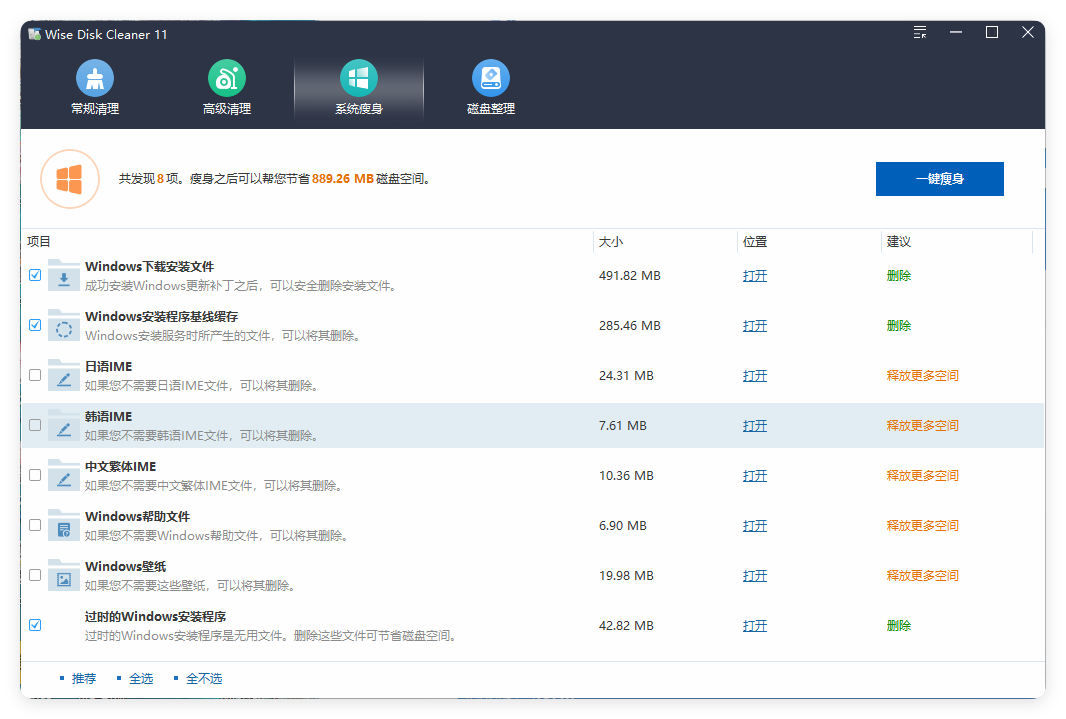 Wise Disk Cleaner v11.2.4.844绿色版-站源网