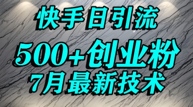 创业粉怎么打？快手精准引流创业粉，宝妈群体日进500+精准流量-站源网