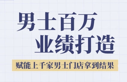 2025男士美业百万业绩打造，赋能上千家男士门店拿到结果-站源网
