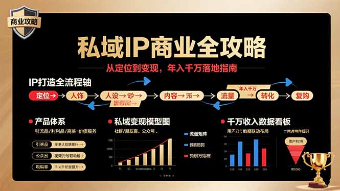 私域IP商业全攻略，从定位到变现，年入千万落地指南-站源网