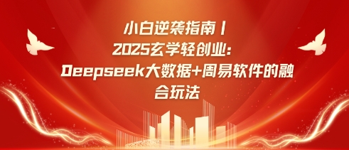 小白逆袭指南，2025玄学轻创业：Deepseek大数据+周易算法的融合玩法-站源网