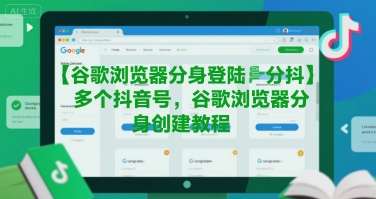 谷歌浏览器分身登陆多个抖音号，谷歌浏览器分身创建教程-站源网