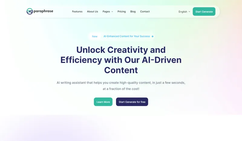 Bootstrap响应式AI写作助手官网源码-站源网