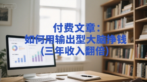 付费文章：如何用输出型大脑挣钱(三年收入翻倍)-站源网