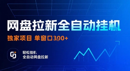 网盘拉新全自动挂G，独家项目，全自动运行完成拉新做任务，单窗口3张+【揭秘】-站源网