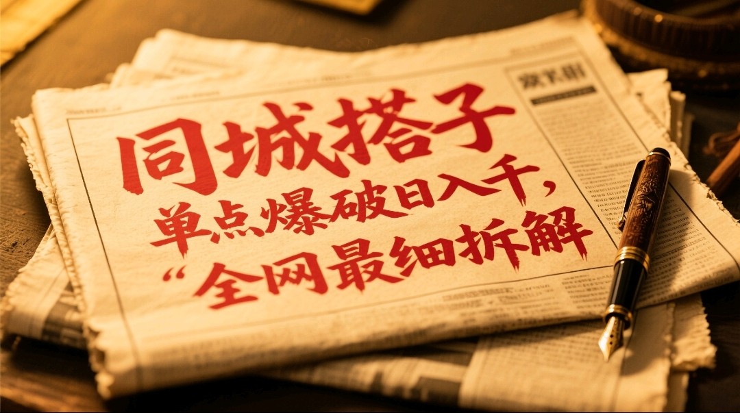 同城搭子群19.9单点爆破日入千，搭子组局月入万，全网最细拆解-站源网