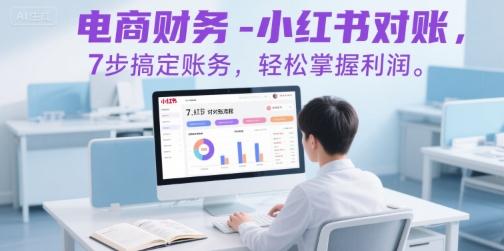 电商财务-小红书对账，7步搞定账务，轻松掌握利润-站源网