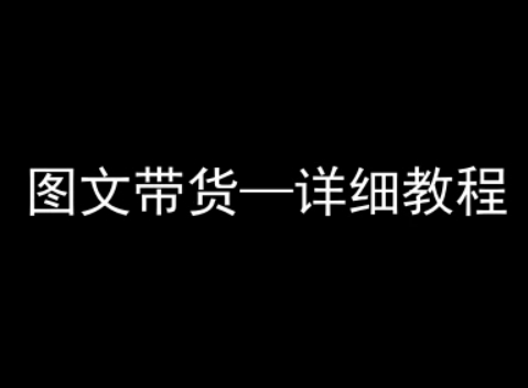 抖音图文带货详细教程，简单易上手，小白都能学会-站源网