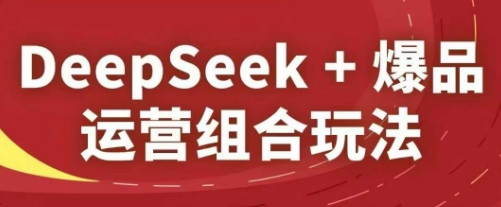 DeepSeek+爆品运营组合玩法，2025淘系精品课-站源网