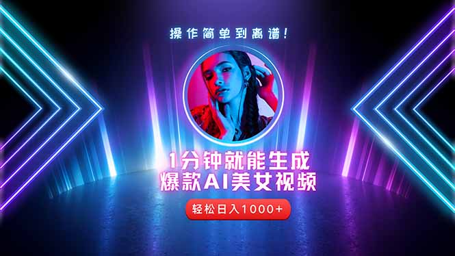 2025年最强副业：用AI做短视频，从零开始打造爆款账号！-站源网