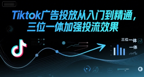 Tiktok广告投放从入门到精通，三位一体加强投流效果-站源网