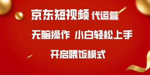 京东短视频代运营，全程喂饭，小白轻松上手【揭秘】-站源网