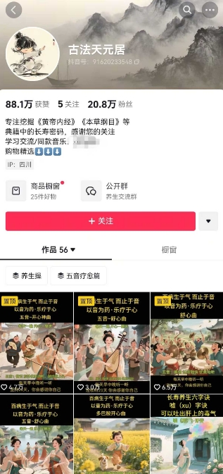 古法五音养生教程，五音疗愈的视频的制作方法，2-4小时就能学会，作者10天涨粉10W-站源网