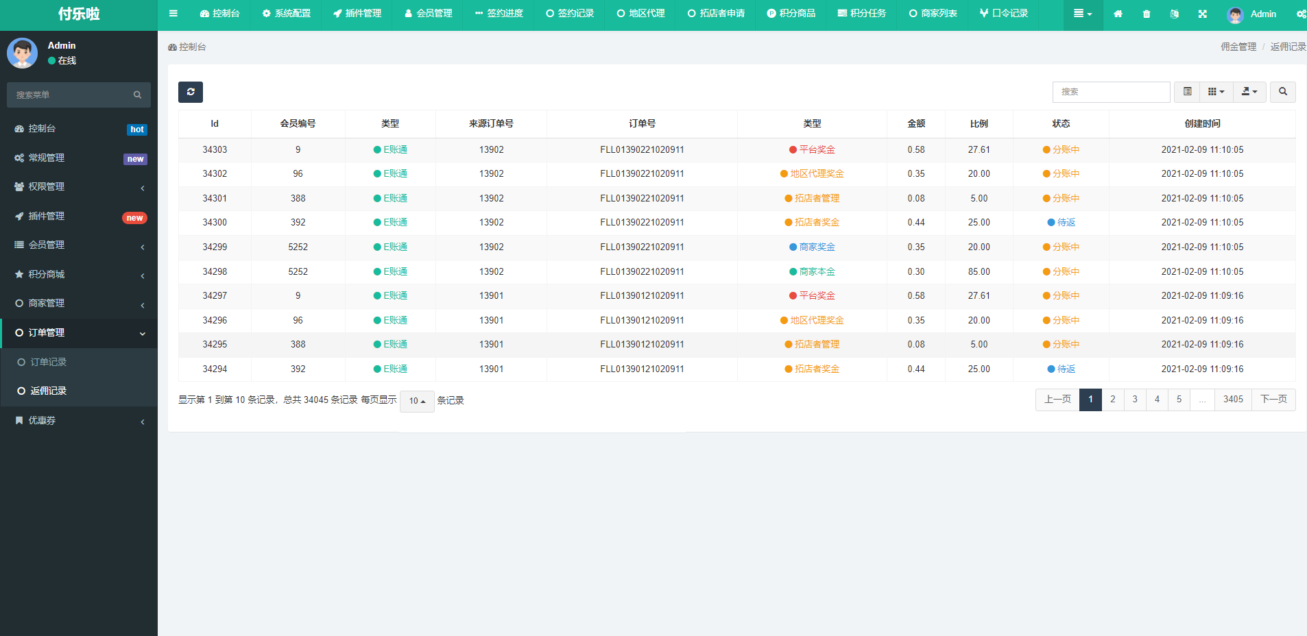 微信分账系统源码 供应链分润-站源网
